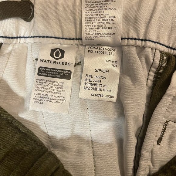 Levi’s XX Chino EZ Relaxed Green Stretch Pants Small 30” - 32” Waist - Picture 4 of 6